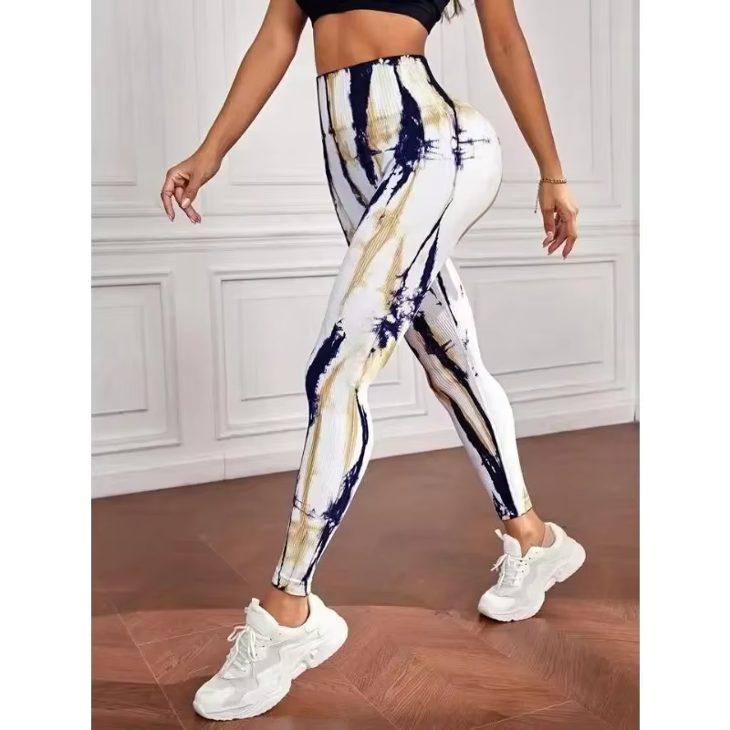 Legging Tie Dye 3D Black/White