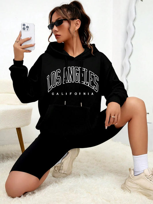 Sweatshirt Los angeles Black