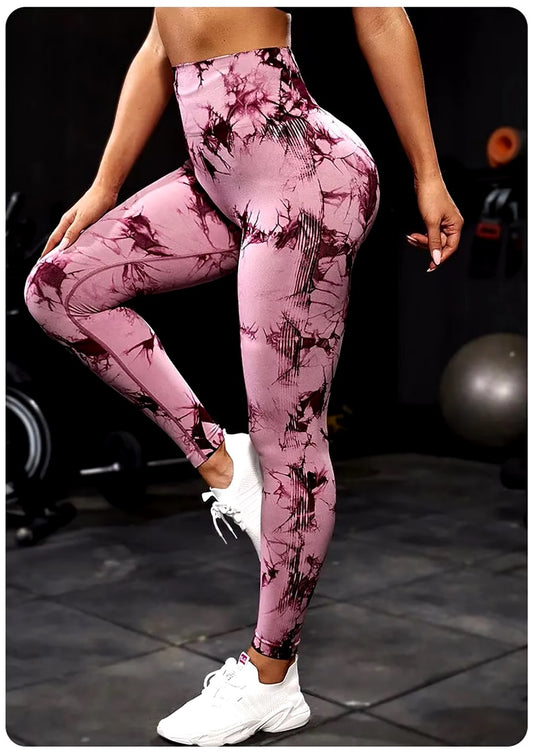 Legging Tie Dye Pink Malva